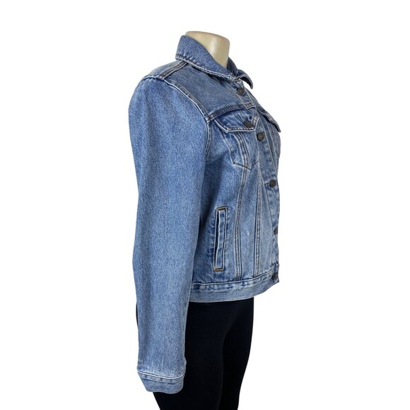 Abercrombie & Fitch Women's Blue Denim Jacket Sz S - Picture 2 of 8